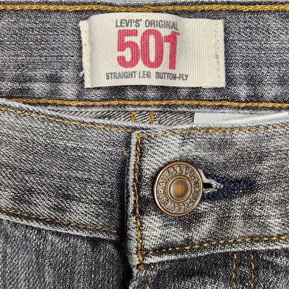 Levi's Men Jeans, Original 501 Button-Fly Made In Mexico Straight Leg Jeans, 34 - Picture 2 of 12
